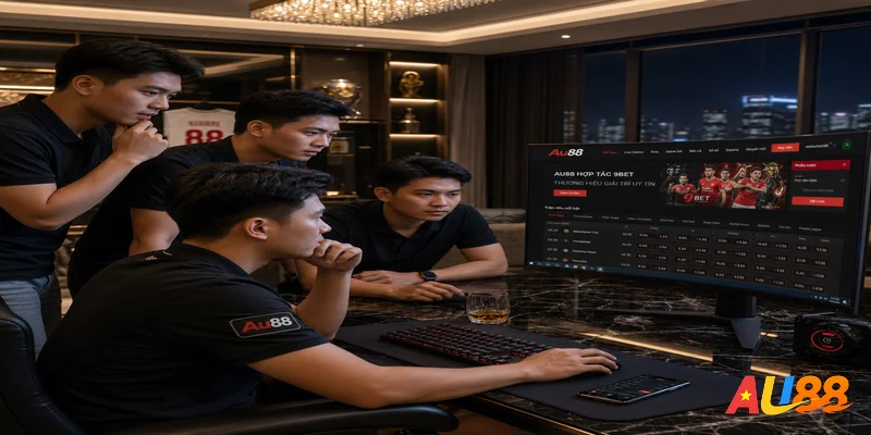 Người chơi phân tích kèo và trải nghiệm nền tảng khi AU88 hợp tác 9bet.